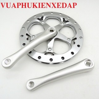 Đùi đĩa nhôm xe đạp thể thao 1 tầng 52T