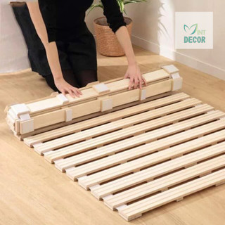   FREESHIP TPHCM  Giường cuộn trải sàn gỗ pallet kiểu nhật hàn gấp gọn thông minh 