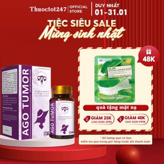 Ago Tumor hỗ trợ làm giảm u xơ tử cung, u nang, đa nang buồng trứng, u tuyến vú lành tính