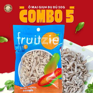 Combo 5 gói ô mai giun thái lan tuổi thơ chua ngọt ăn là mê, ăn vặt nana