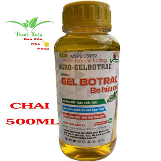 Gel botrac - siêu bo 100.000ppm - phân bón vi lượng chai 500ml