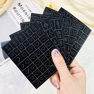Sticker khuôn rỗng tạo hình Sticker nail Stick dặm omber