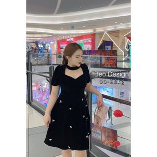 Đầm Bigsize Béo Design - Đầm Nhung