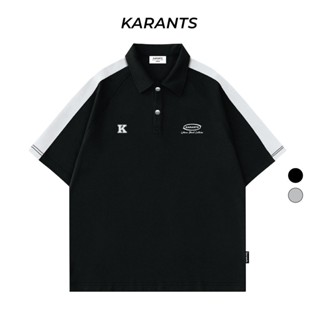  Áo Polo Phối Racing in Karants Local Brand Streetwear Form Oversize - Y55 Kang 