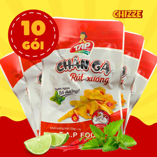 [Combo 20] Chân Gà Rút Xương T.A.P Food 29g Thơm Ngon Bổ Dưỡng, Giòn Dai, Cay Cay