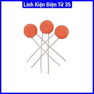 Tụ gốm đỏ 50v - gói 10 con nhiều giá trị