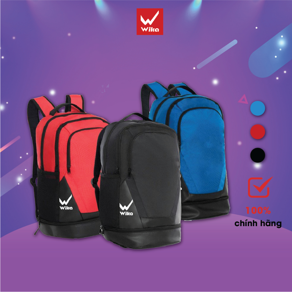 Balo Chính Hãng Wika Pro 01 Thiết Kế Rộng Rãi, Chất Liệu Cao Cấp Chắc Chắn, Gồm 5 Ngắn Balo1