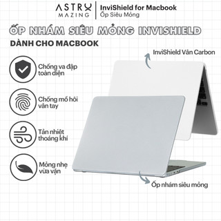 [Mac InviShield] Ốp siêu mỏng carbon nhám mờ dành cho M.acbook Air Pro 13 14 15 16 M1 M2 M3