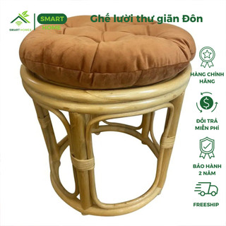 Ghế lười thư giãn Đôn Papasan mây tự nhiên, decor ban công nằm thư giãn đọc sách, trang trí phòng khách /HCM