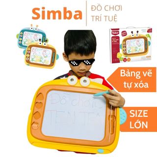 Đồ chơi bảng vẽ tự xóa kích thước lớn 51cm nhiều màu sắc, đồ chơi sáng tạo, tập viết, vẽ đồ chơi simba