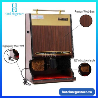 Máy đánh giày tự động kích thước 53x30x80cm chuyên dùng cho nhà hàng, khách sạn, văn phòng, trung tâm thương mại,...
