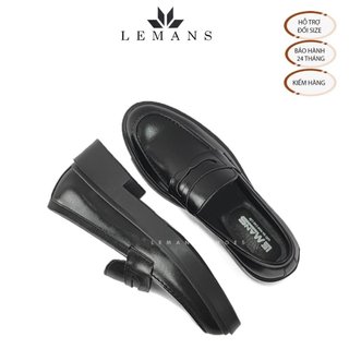 Giày Penny Loafer Black PL01D Lemans - Bảo hành chính hãng 24 tháng toàn quốc