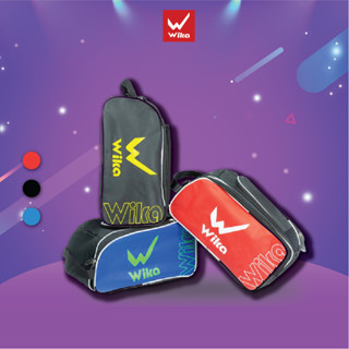  Túi Đựng Giày Đá Bóng 2 Ngăn Wika Chính Hãng  Chất Liệu Vải Bố Nhỏ Gọn Tiện Lợi Có Tay Xách Khóa Kéo Chắc Chắn Haingan 