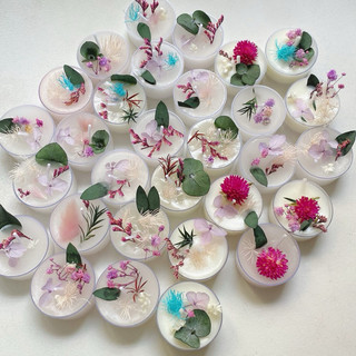 NẾN THƠM - Nến thơm tealight hoa khô handmade trang trí, quà tặng..