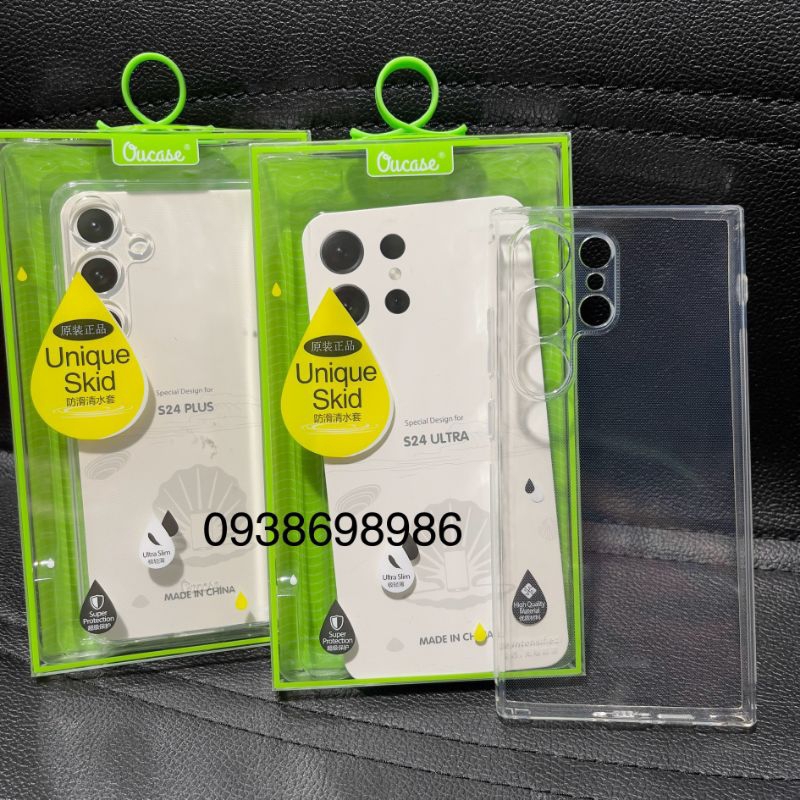 Ốp Vu Case Trong suốt Đủ mã Samsung S24/ S24 +/ S24 Ultra