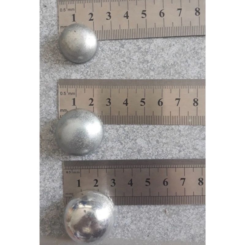 Hến sắt, núm sắt trang trí cổng, hàng rào đường kính 3cm| 2cm| 2,5cm