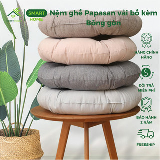 Nệm ghế papasan 1M2 vải bố kèm bông gòn cao cấp, Ghế lười bập bênh thư giãn Papasan mây phòng ngủ cho bé /HCM