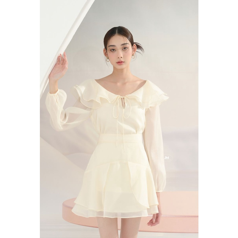 Chân váy thiết kế JM Dress Desgin tơ 4S12.2208OG