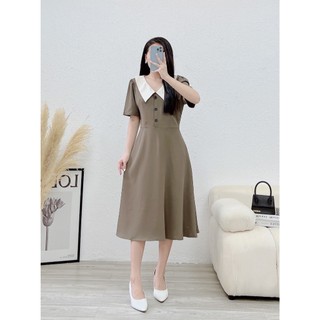 Đầm Bigsize Béo Design - Đầm Cổ Be