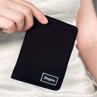 Ví VẢI & DA Simples brand Modern Wallet - Đứng