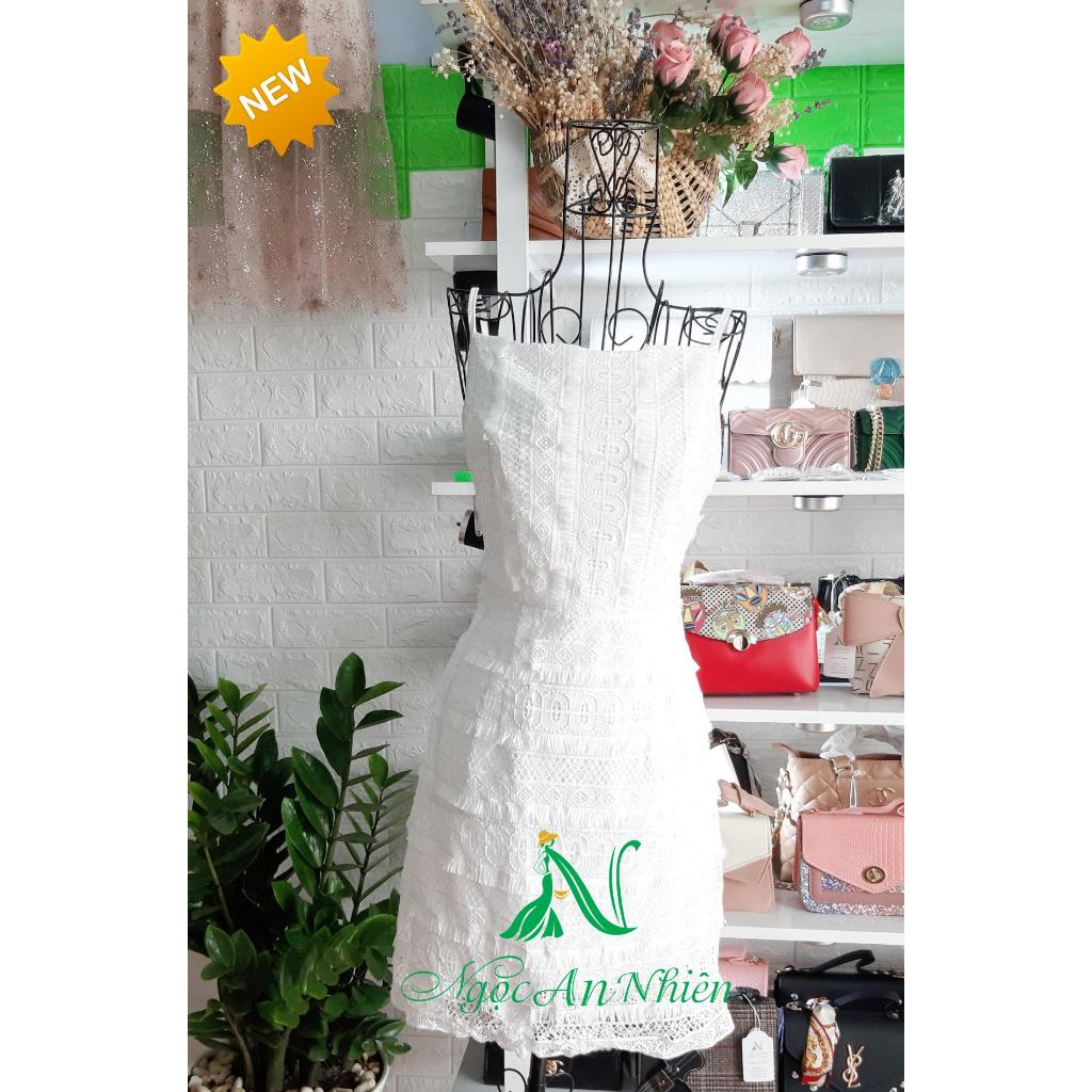 Đầm ren 2 dây thanh lý