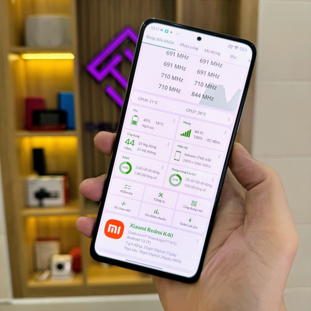 Điện thoại Xiaomi Redmi K40 5G ram 8G 128G - Snap 870 màn Amoled 6.67 inch | BigBuy360 - bigbuy360.vn