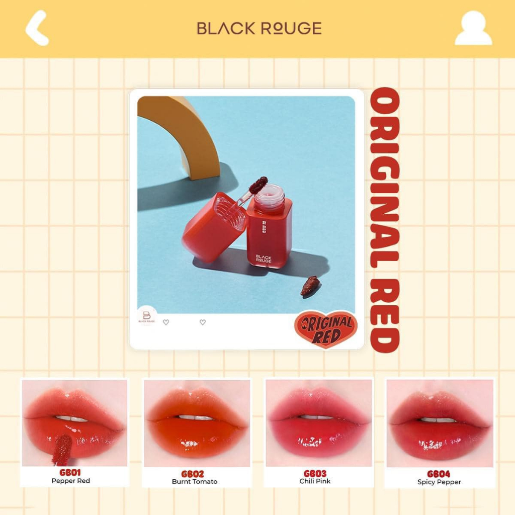 Son Tint Bóng Black Rouge Glow Bokki Tint | BigBuy360 - bigbuy360.vn