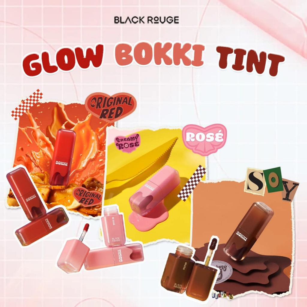 Son Tint Bóng Black Rouge Glow Bokki Tint | BigBuy360 - bigbuy360.vn
