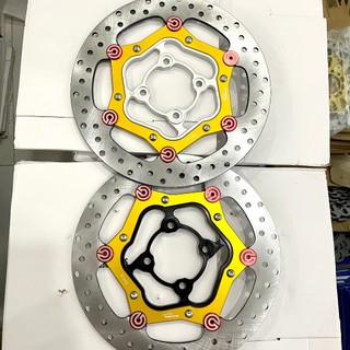 Đĩa Over Size 267mm Tặng 6 ốc lòng đĩa cnc_Kèm pát cho mọi dòng xe