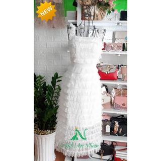 Đầm thiết kế 2 dây ren tầng thanh lý