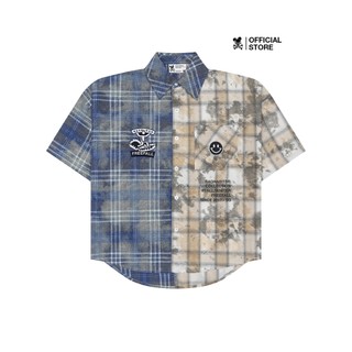 Áo Sơ Mi Unisex Bad Habits HALFnHALF FREEFALL SHIRT - Local Brand Chính Hãng