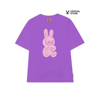 Áo Thun Unisex Bad Rabbit GUMMY RABBIT TEE PURPLE - Local Brand Chính Hãng