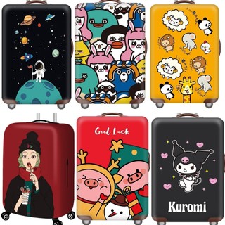 MẪU 2024- Túi bọc vali, áo bọc vali COLORFUL SUMMER chất thun lạnh co giãn 6 chiều, chống xước, chống bám bụi