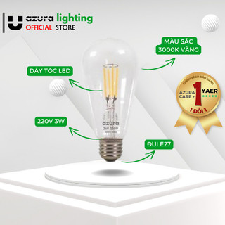 Bóng đèn LED sợi tóc trang trí 220v 3w, Bóng đèn dây tóc LED phong cách retro