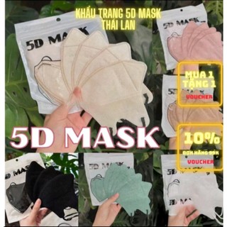 COMBO 10 Bịch 100 Chiếc Khẩu Trang 5D THÁI LAN , Khẩu Trang Careion Đủ Màu Kháng Khuẩn Cao Cấp