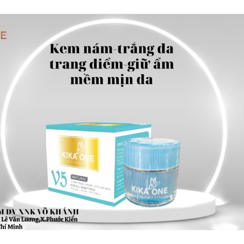 KEM KIKA ONE NÁM - TRẮNG DA - TRANG ĐIỂM - GIỮ ẨM - MỀM MỊN DA 10G