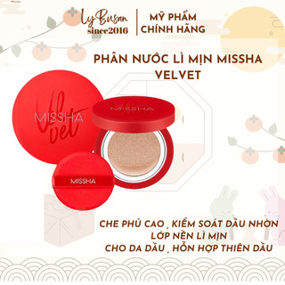 [ TẶNG KÈM MẪU DÙNG THỬ ] Phấn nước Cushion Missha Velvet Finish Cushion (Hộp Đỏ)