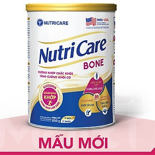 Sữa bột Nutricare Bone chống loãng xương sụn khớp lon 850g