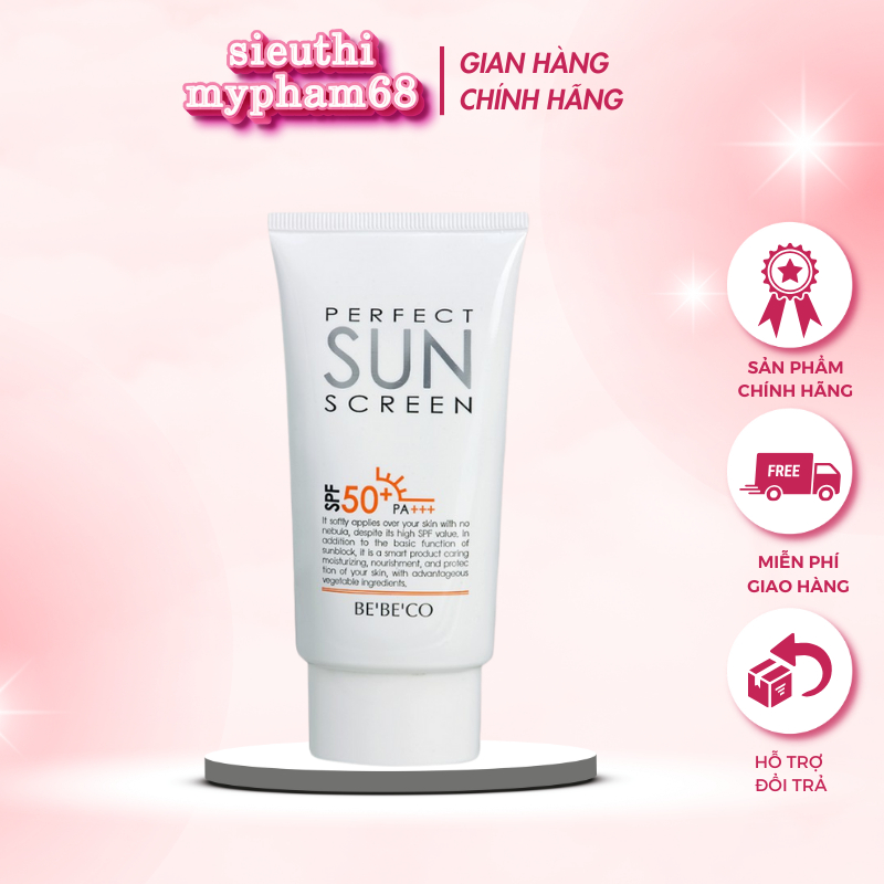 [HÀNG CHÍNH HÃNG] Kem chống nắng BEBECO PERFECT SUN SCREEN SPF 50/PA+++