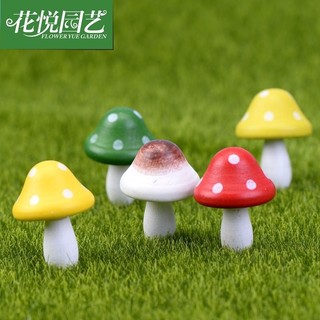 Mô hình nấm rơm trang trí tiểu cảnh, terrarium quà tặng trang trí