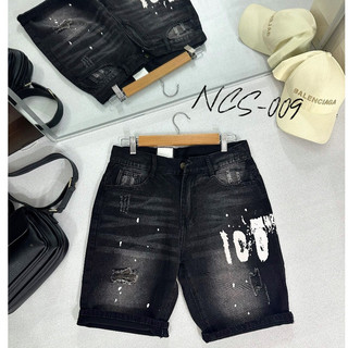 Quần short jean nam cao cấp quần short jean đẹp cam2023