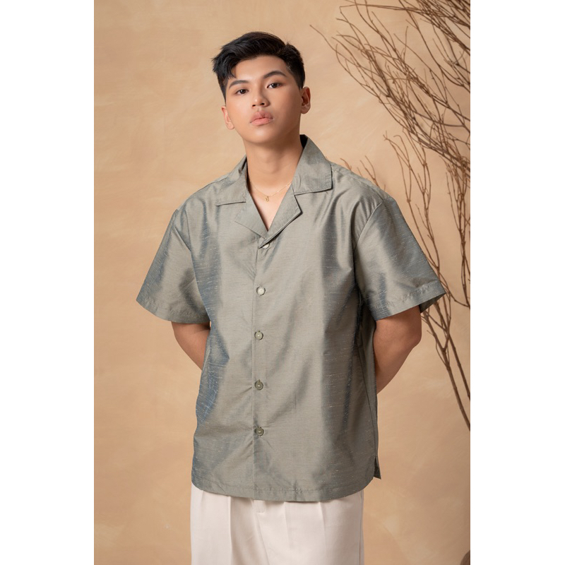 ÁO BƯỚM THÊU CUBAN SHIRT