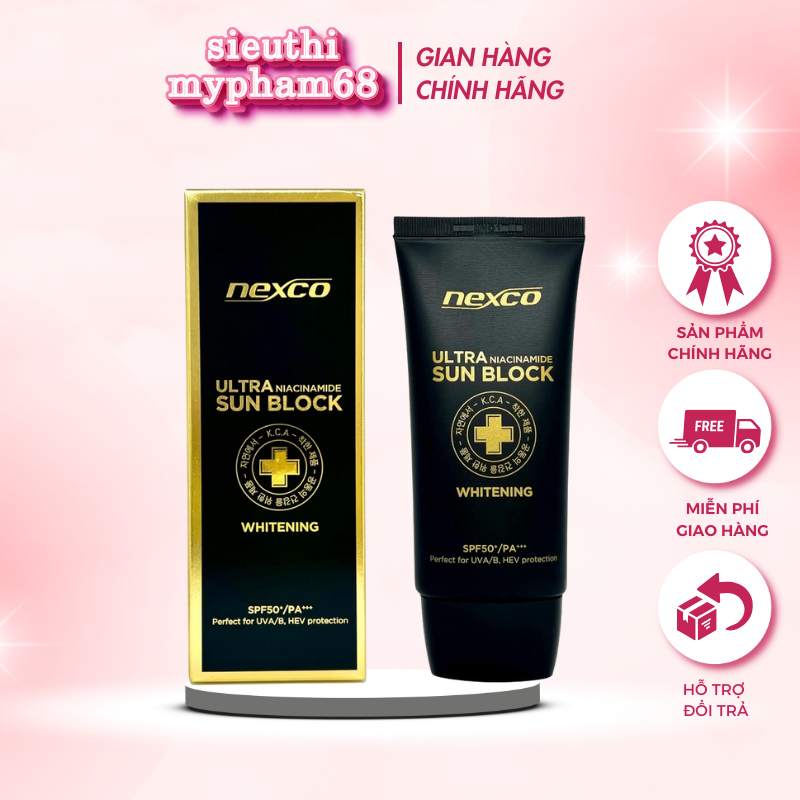 NEXCO Kem chống nắng phổ rộng siêu trắng da NEXCO Hàn Quốc 50ml