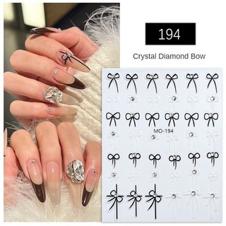 Sticker 5D nơ đính đá hottrend