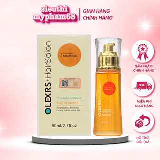 Tinh dầu dưỡng tóc olexrs+hairsalon anh 80ml phục hồi hư tổn giúp tóc mềm mượt