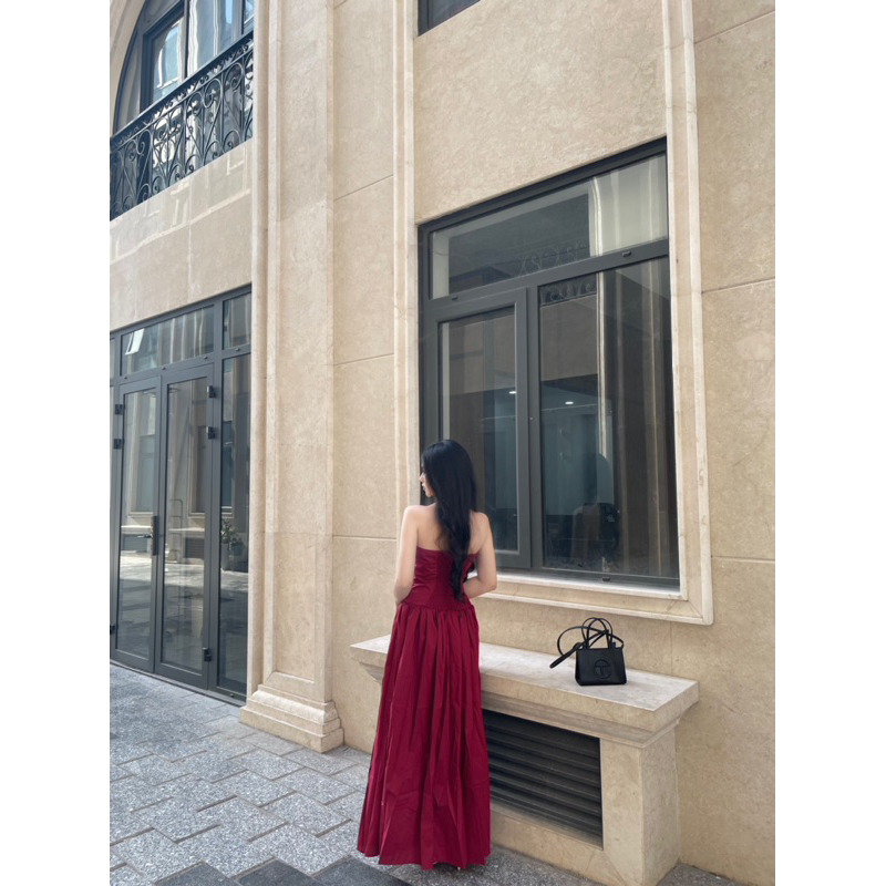 Selina dress Váy dài đi tiệc váy dài cho nữ summer flower dress dáng dài