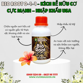 Phân bón hữu cơ kích rễ Bio Root chai 100ml