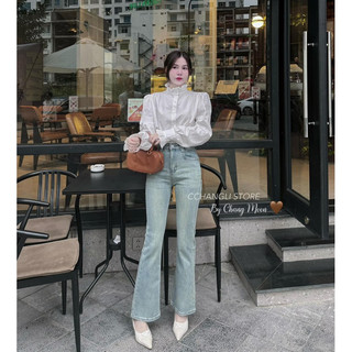 Quần jean loe quảng châu mã 6071 dài 90cm
