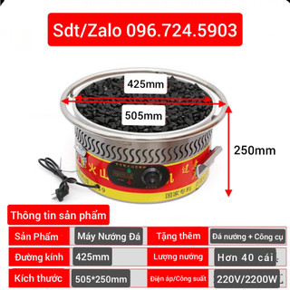 Máy nướng xúc xích, lạp xưởng bằng đá ( HÀNG SẴN , TẶNG KÈM ĐÁ + DỤNG CỤ)