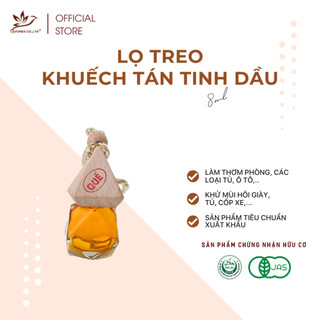 Lọ treo khuếch tán tinh dầu Aforex hương Hồng, Nhài, Ngọc Lan, Oải Hương, Cẩm tú cầu, Hồi,Quế, Cafe, Sả chanh,Bạc Hà 8ml